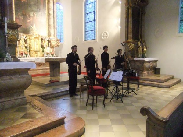 Benefizkonzert Goldmund-Quartett in der Kirche St. Stephan am Alten Südfriedhof