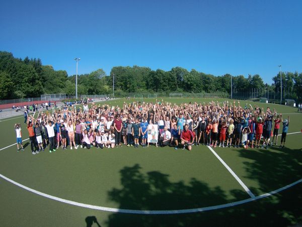 Spendenlauf Münchner Gymnasium zu Gunsten der Kindertafel