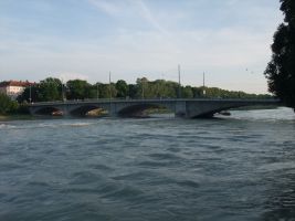 Reichenbachbrücke bei Hochwasser, näheres siehe Wikipedia