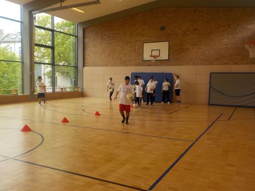 Kick&Fun Fußballturnier an der heilpädagogischen Tagesstätte des Augustinums an der Mathilde-Eller-Schule München