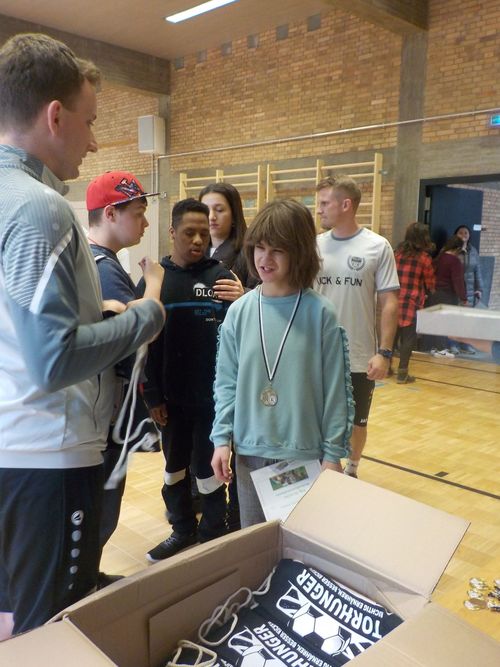 Kick&Fun Fußballturnier an der heilpädagogischen Tagesstätte des Augustinums an der Mathilde-Eller-Schule München