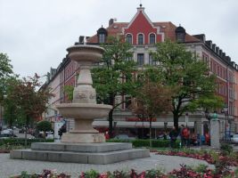 Springbrunnen am Gärtnerplatz